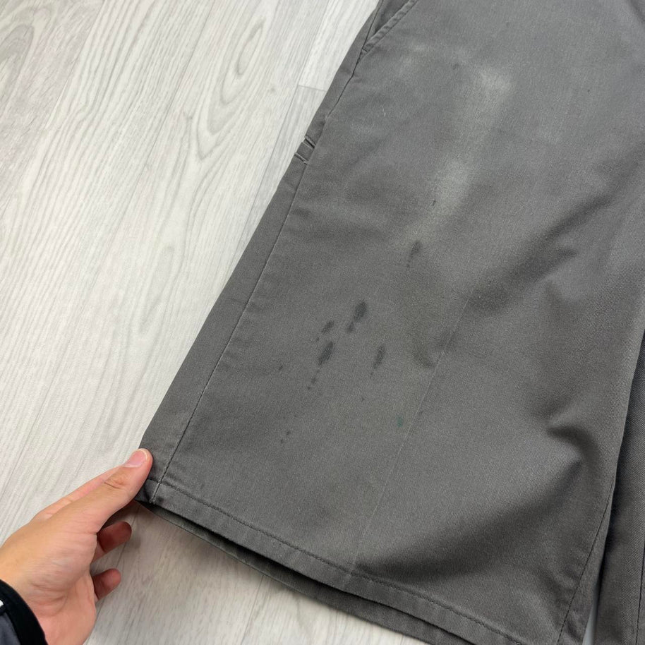 VINTAGE Y2K DICKIES BAGGY SKATER SHORTS GREY