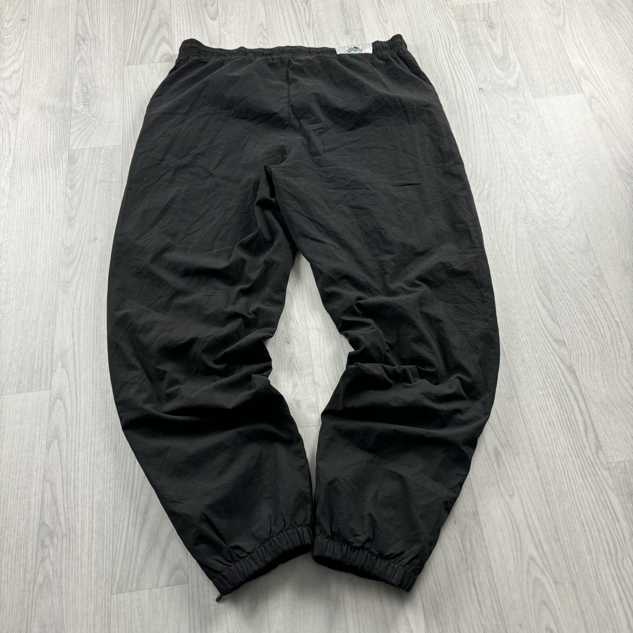 VINTAGE Y2K ADIDAS EQUIPMENT BAGGY TRACKSUIT BOTTOMS BLACK