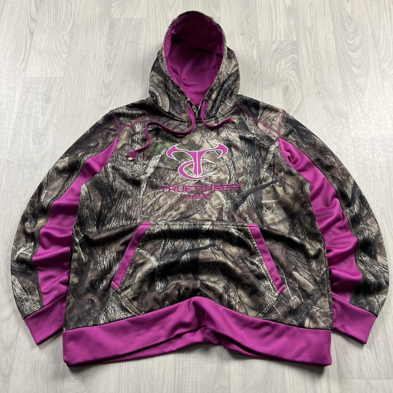 VINTAGE REALTREE HOODIE CAMO PINK