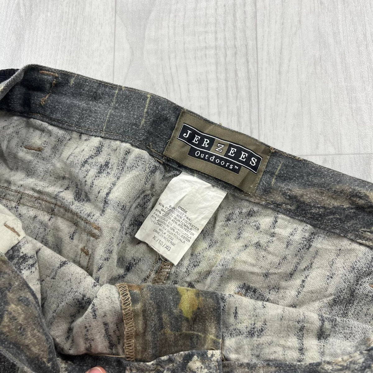 VINTAGE JERZEES REALTREE BAGGY CAMO CARGO PANTS