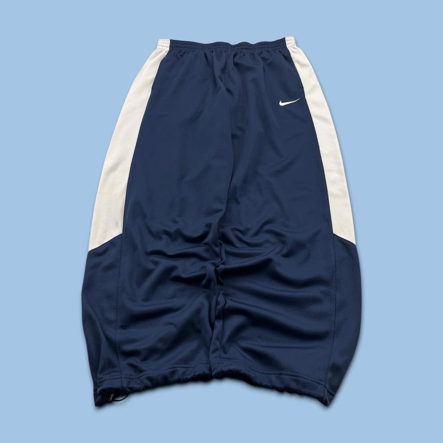 VINTAGE Y2K NIKE BAGGY TRACKSUIT BOTTOMS NAVY