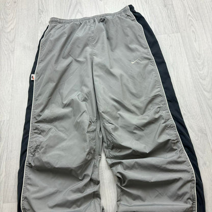 VINTAGE Y2K NIKE BAGGY TRACKSUIT BOTTOMS GREY