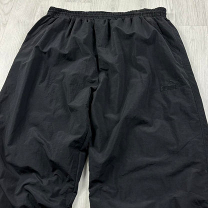 VINTAGE Y2K PUMA BAGGY TRACKSUIT BOTTOMS BLACK