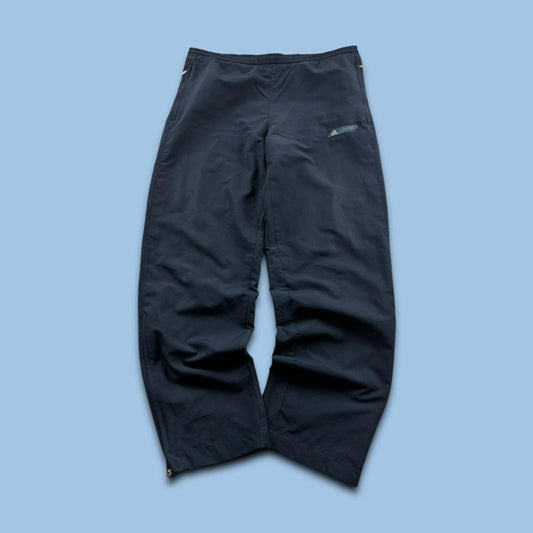 VINTAGE Y2K ADIDAS BAGGY TRACKSUIT BOTTOMS NAVY