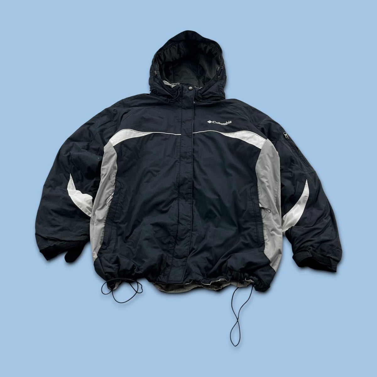 VINTAGE Y2K COLUMBIA TECHNICAL UTILITY SKI JACKET BLACK