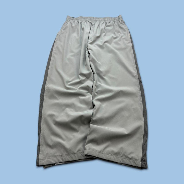 VINTAGE Y2K REEBOK BAGGY TRACKSUIT BOTTOMS GREY