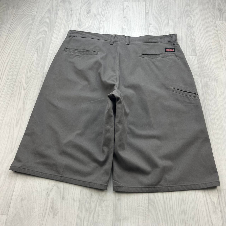 VINTAGE Y2K DICKIES BAGGY SKATER SHORTS GREY