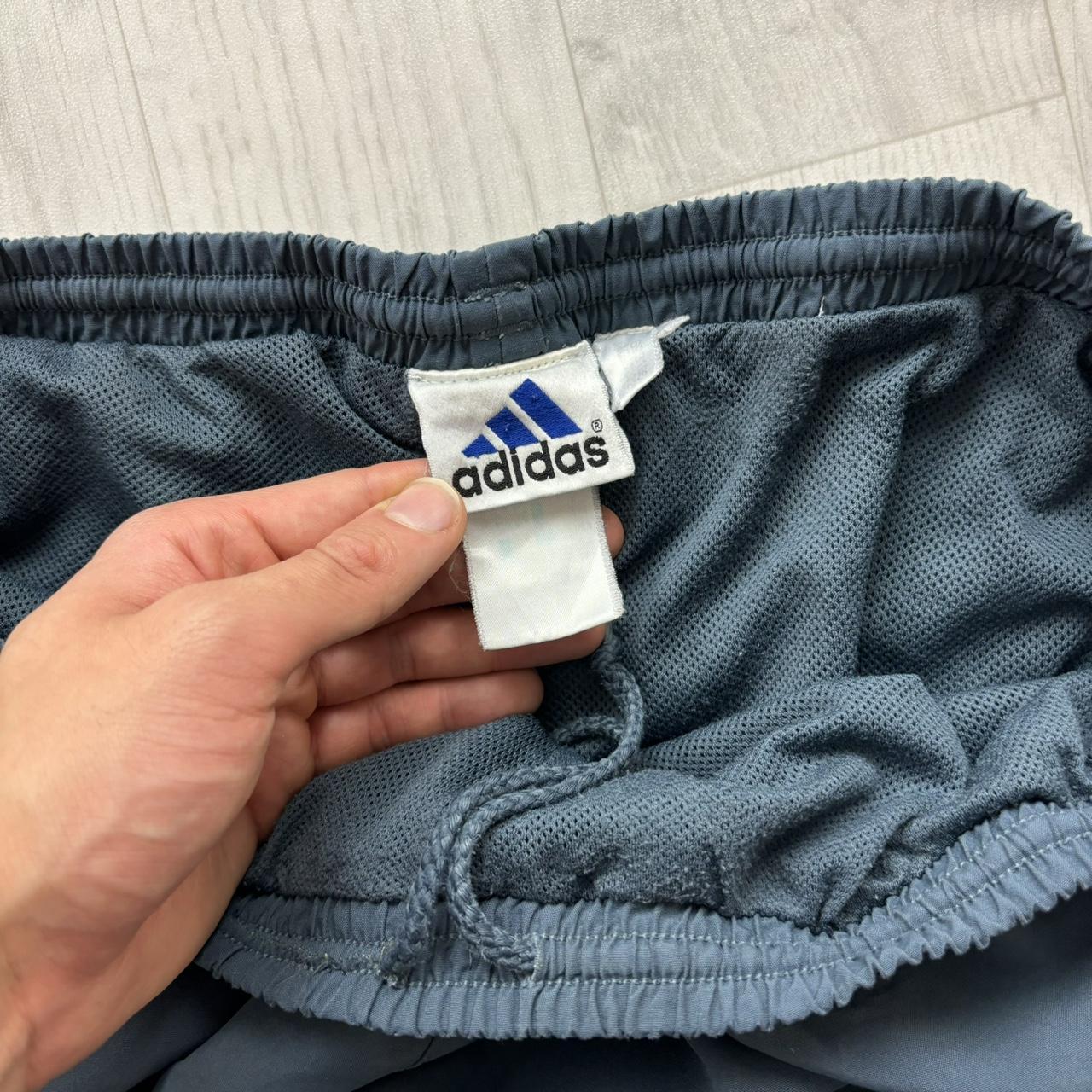 VINTAGE Y2K ADIDAS BAGGY TRACKSUIT BOTTOMS BLUE TEAL