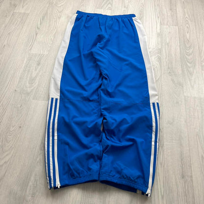 VINTAGE Y2K ADIDAS BAGGY TRACKSUIT BOTTOMS BLUE