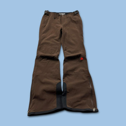 VINTAGE Y2K NIKE ACG BAGGY SKI PANTS SALOPETTES BROWN