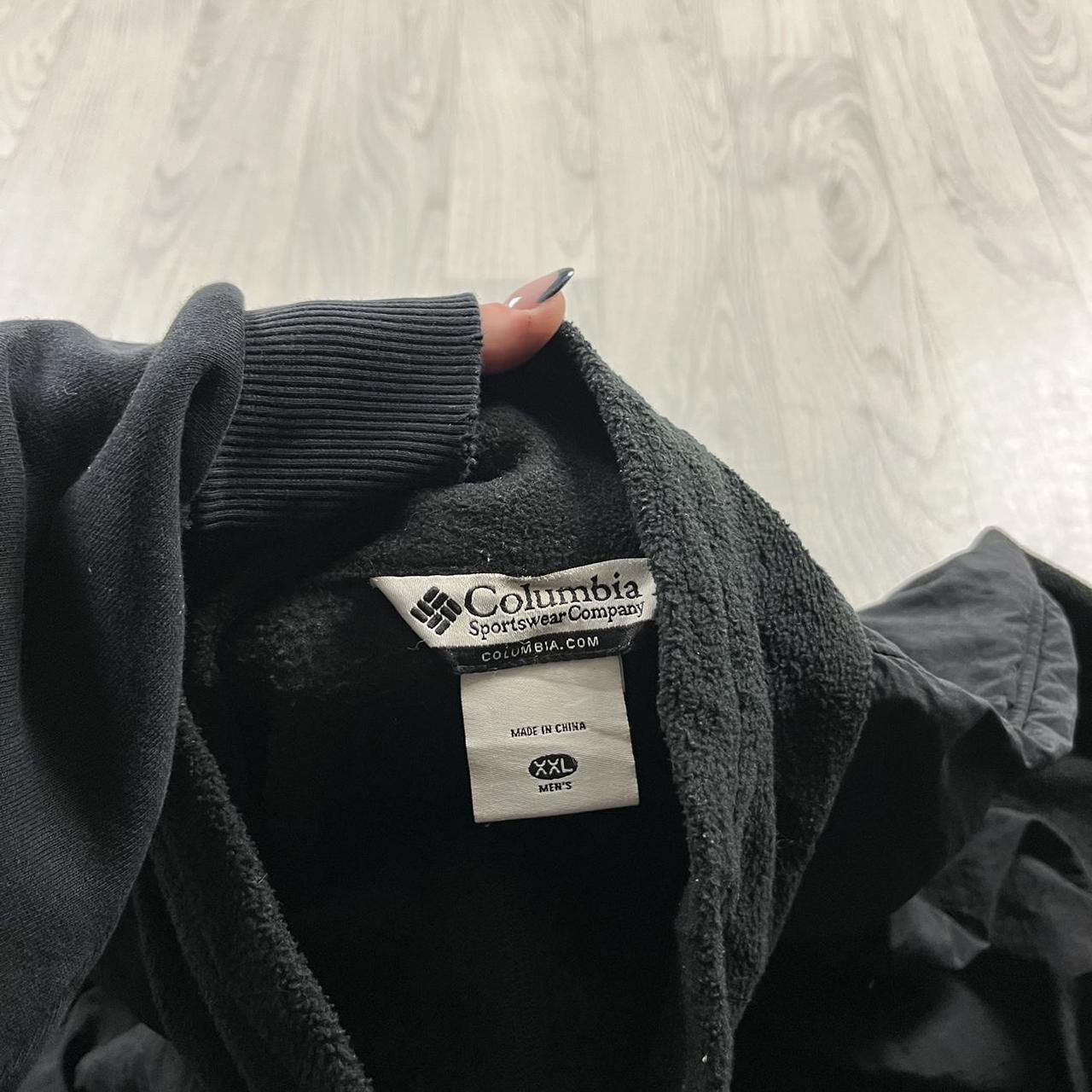 VINTAGE Y2K COLUMBIA ZIP UP TECHNICAL FLEECE BLACK