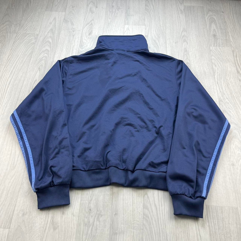 VINTAGE Y2K ADIDAS ZIP UP CROPPED TRACK JACKET PURPLE