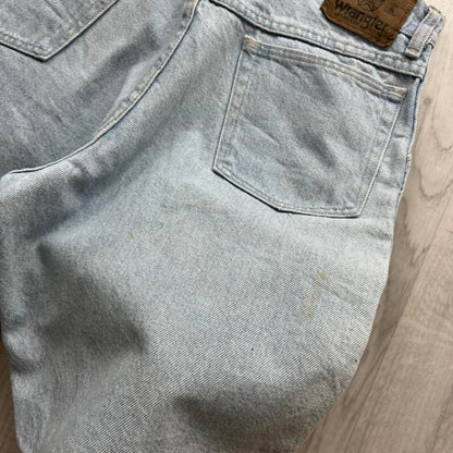 VINTAGE 00s WRANGLER BAGGY LOOSE JORTS BLUE