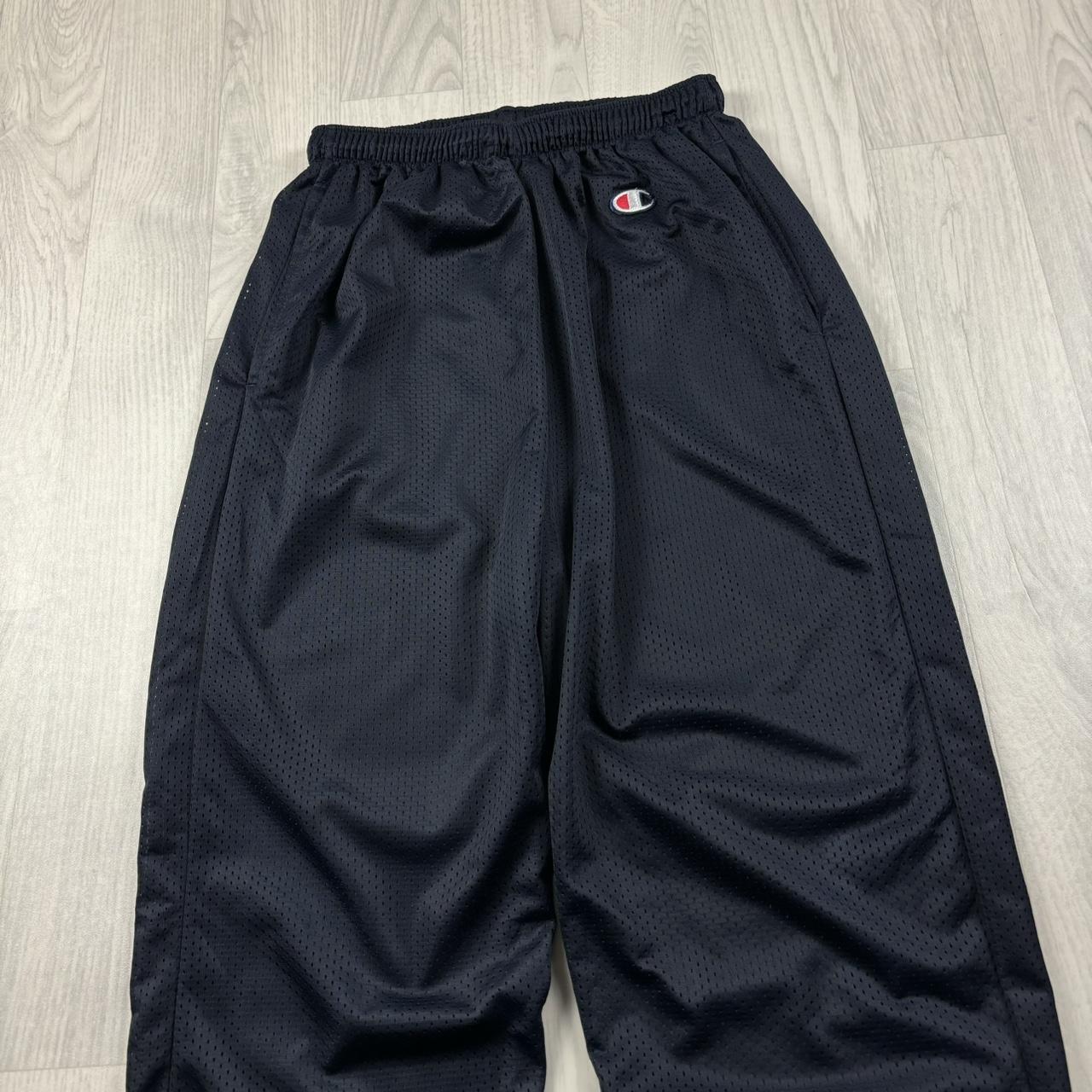 VINTAGE Y2K CHAMPION STRAIGHT LEG TRACKSUIT BOTTOMS NAVY