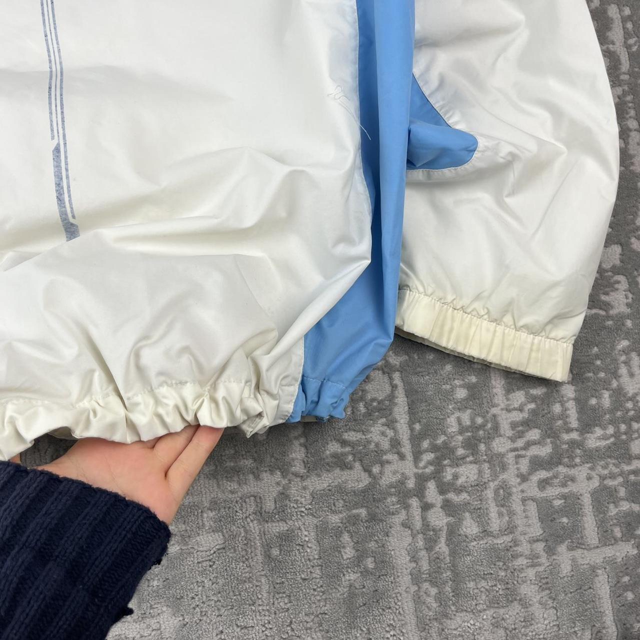 VINTAGE Y2K NIKE WINDBREAKER TRACKSUIT JACKET WHITE BLUE