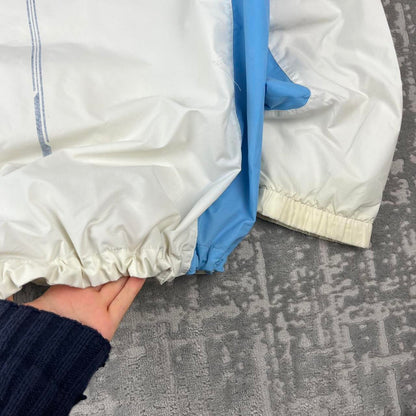 VINTAGE Y2K NIKE WINDBREAKER TRACKSUIT JACKET WHITE BLUE