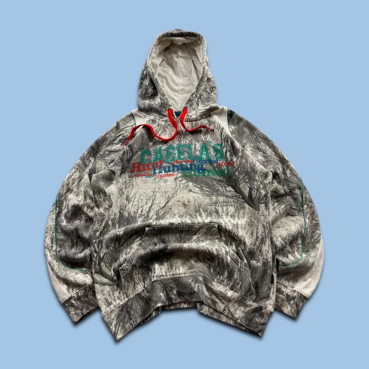 VINTAGE CABELAS REALTREE HOODIE CAMO