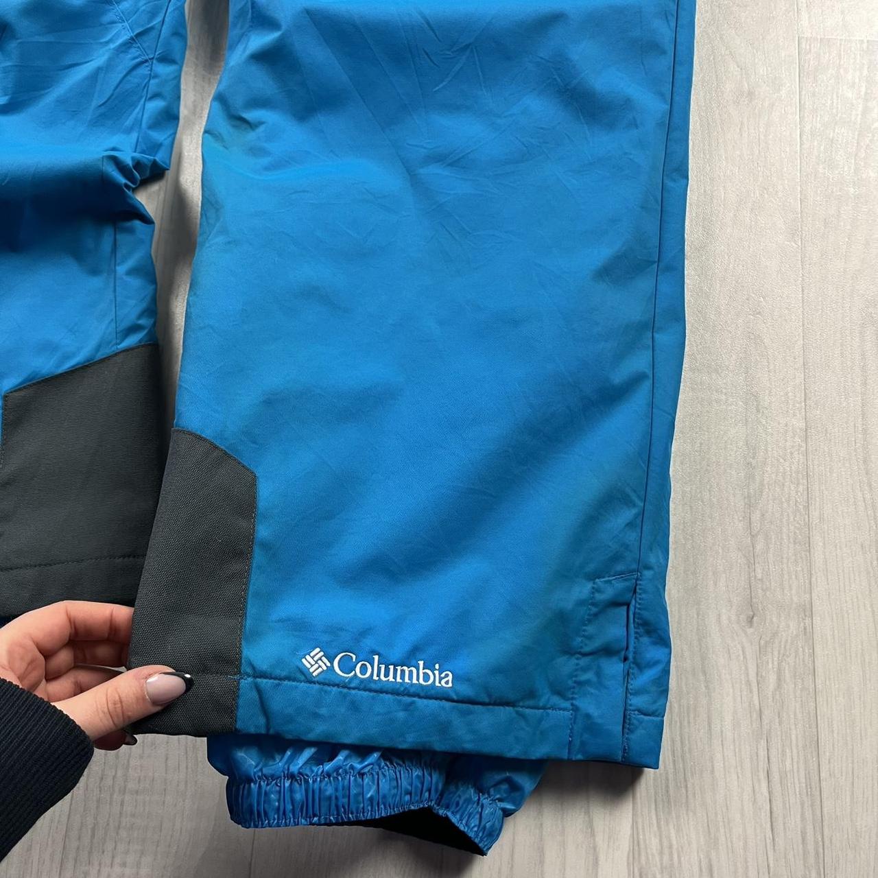 VINTAGE Y2K COLUMBIA BAGGY SKI PANTS SALOPETTES BLUE