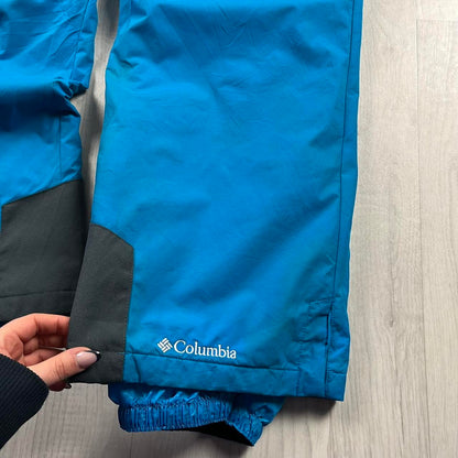 VINTAGE Y2K COLUMBIA BAGGY SKI PANTS SALOPETTES BLUE