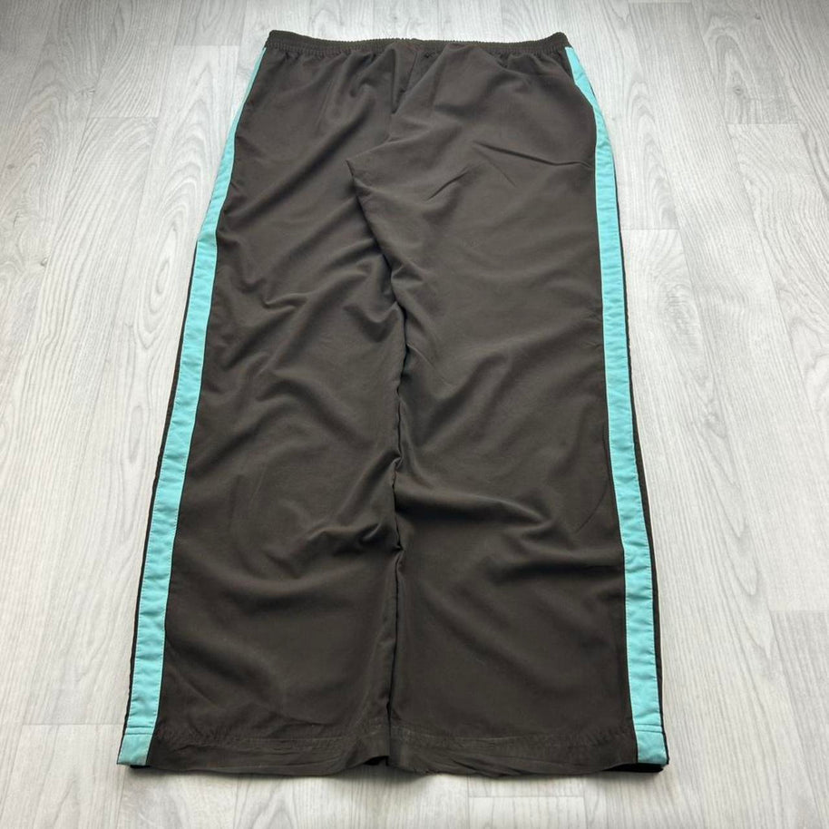 VINTAGE Y2K NIKE LOW RISE BAGGY TRACKSUIT BOTTOMS BROWN