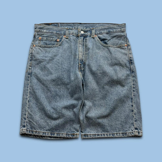 VINTAGE 00s LEVIS 505 BAGGY JORTS BLUE