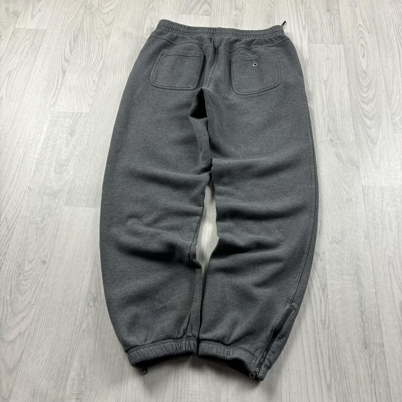 VINTAGE Y2K NIKE BAGGY COTTON SWEATPANTS CHARCOAL GREY