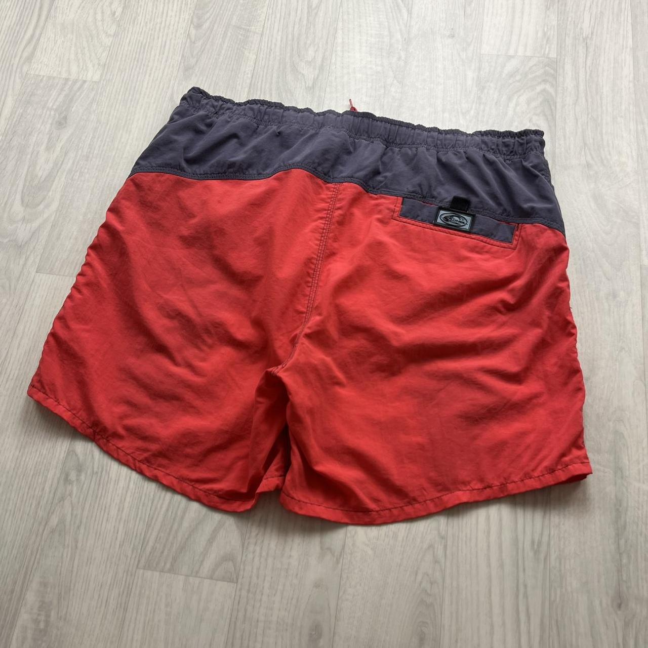 VINTAGE Y2K ONEILL SWIM SHORTS RED PURPLE