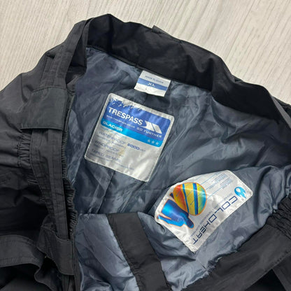 VINTAGE Y2K TRESSPASS BAGGY SKI PANTS SALOPETTES BLACK