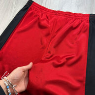 VINTAGE Y2K WINNERS CIRCLE BAGGY BASKETBALL SPORT SHORTS RED