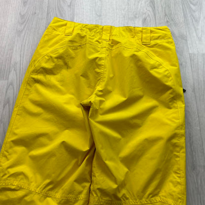VINTAGE Y2K NIKE ACG BAGGY SKI PANTS SALOPETTES YELLOW