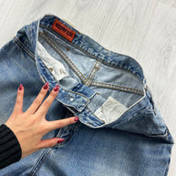 VINTAGE 90s EDWIN BAGGY JEANS BLUE