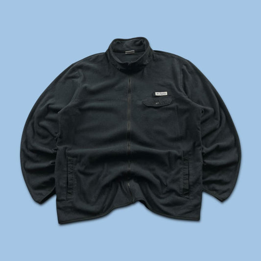 VINTAGE Y2K COLUMBIA ZIP UP FLEECE BLACK