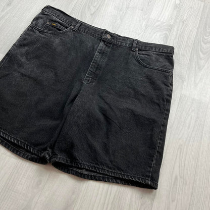 VINTAGE Y2K LEE BAGGY JORTS BLACK