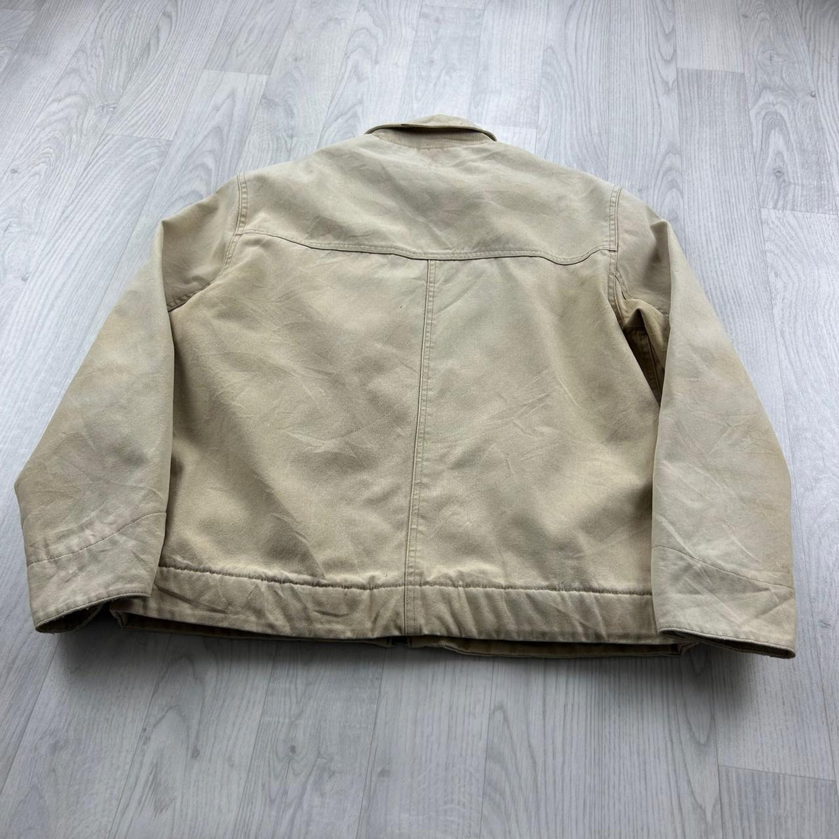 VINTAGE Y2K M&S DETROIT WORKWEAR BOMBER JACKET CREAM