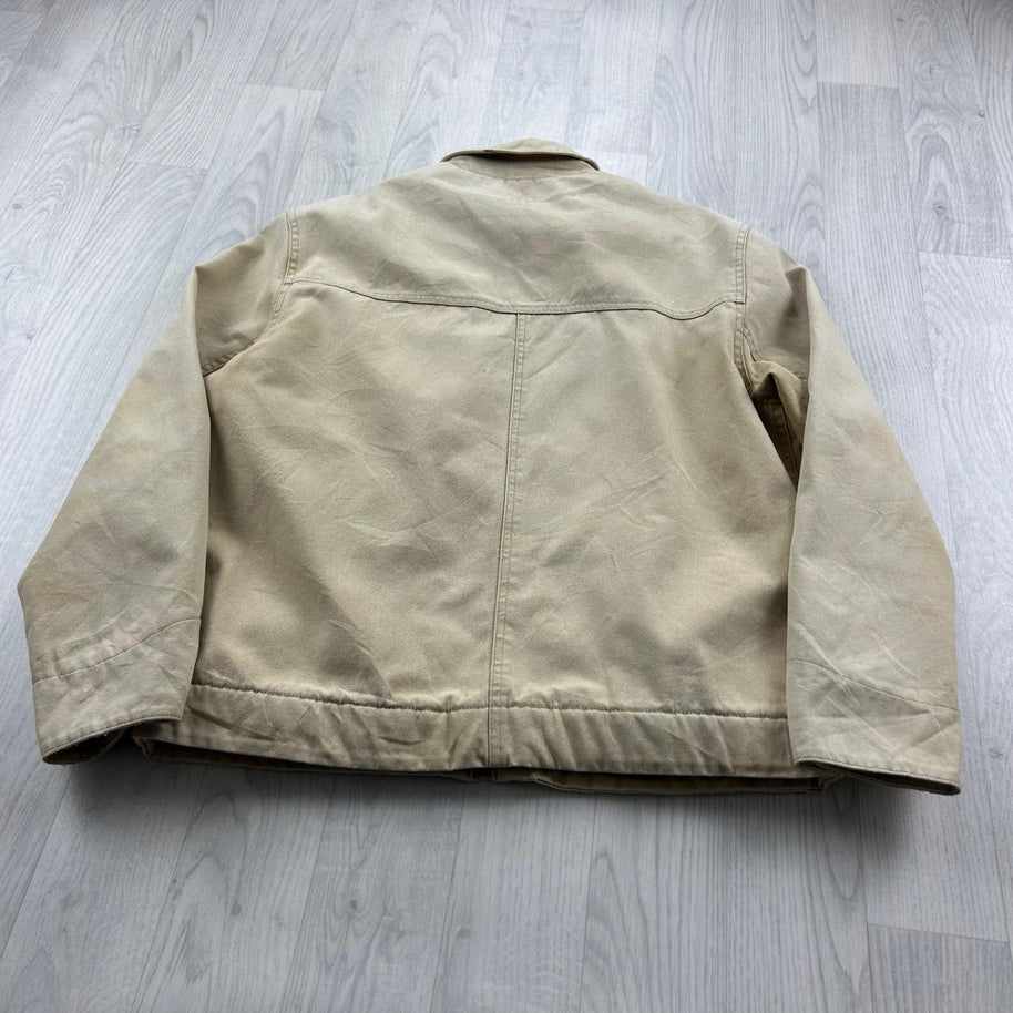 VINTAGE Y2K M&S DETROIT WORKWEAR BOMBER JACKET CREAM