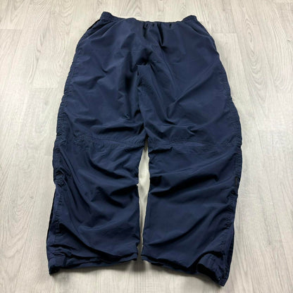 VINTAGE Y2K STARTER BAGGY TRACKSUIT BOTTOMS NAVY