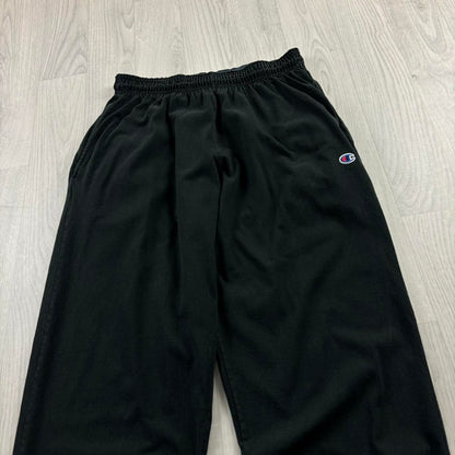 VINTAGE 00s CHAMPION BAGGY LIGHTWEIGHT SWEATPANTS BLACK