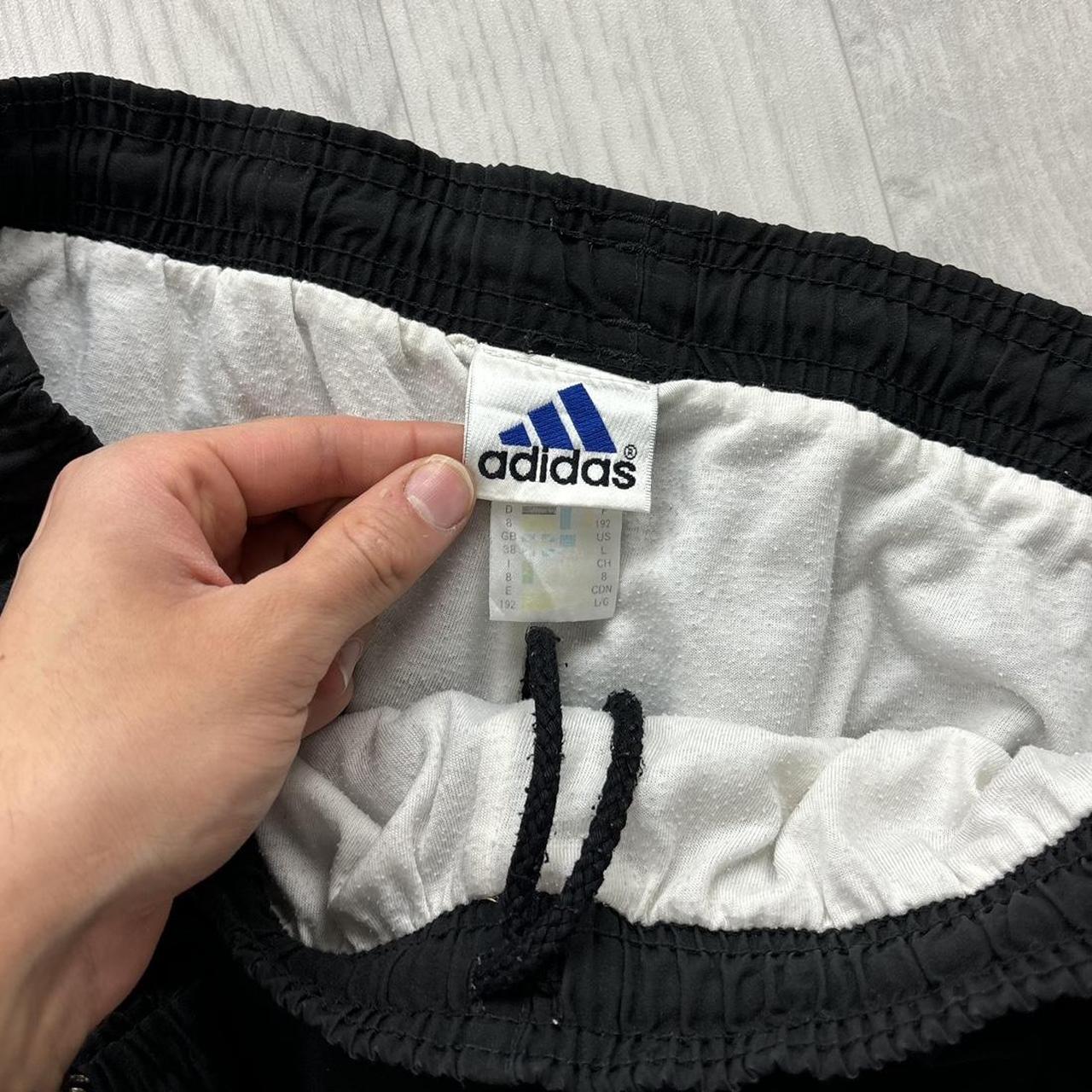 VINTAGE Y2K ADIDAS BAGGY TRACKSUIT BOTTOMS BLACK