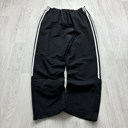 VINTAGE Y2K ADIDAS BAGGY TRACKSUIT BOTTOMS BLACK