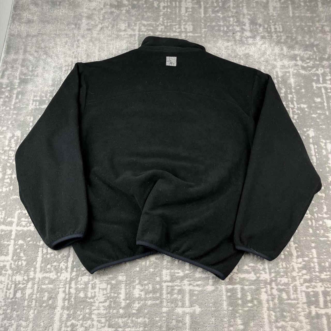 VINTAGE Y2K NAUTICA QUARTER ZIP FLEECE BLACK