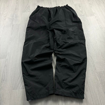 VINTAGE Y2K ADIDAS TEAM SUPER BAGGY TRACKSUIT BOTTOMS BLACK