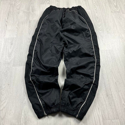VINTAGE 90s NIKE BAGGY TRACKSUIT BOTTOMS BLACK