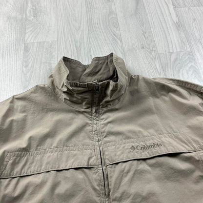 VINTAGE 00s COLUMBIA LIGHTWEIGHT JACKET BEIGE