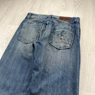 VINTAGE Y2K PRIDES BAGGY JEANS BLUE