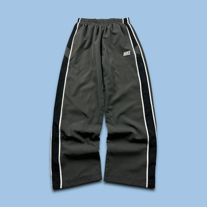 VINTAGE Y2K NIKE BAGGY TRACKSUIT BOTTOMS GREY