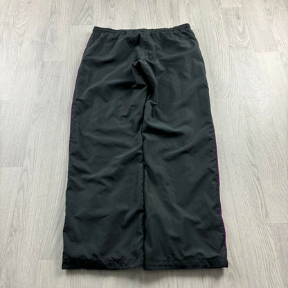 VINTAGE Y2K NIKE LOW RISE BAGGY TRACKSUIT BOTTOMS GREY