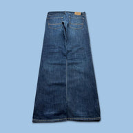 VINTAGE Y2K ABERCROMBIE AND FITCH SLIM STRAIGHT JEANS NAVY BLUE