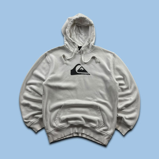 VINTAGE Y2K QUIKSILVER GRAPHIC HOODIE WHITE
