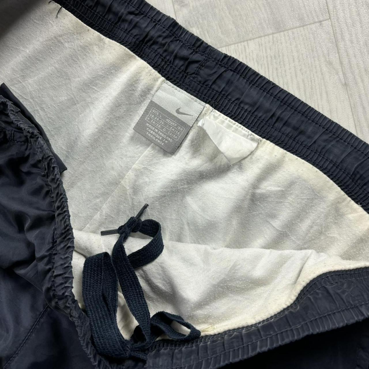 VINTAGE Y2K NIKE STRAIGHT LEG TRACKSUIT BOTTOMS NAVY