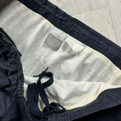 VINTAGE Y2K NIKE STRAIGHT LEG TRACKSUIT BOTTOMS NAVY